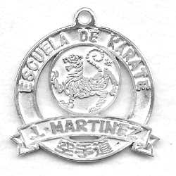 Medalla deportiva Karate